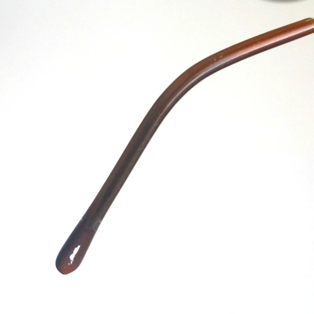 Vintage 90's Oval Bronzed Brown Reading Glasses